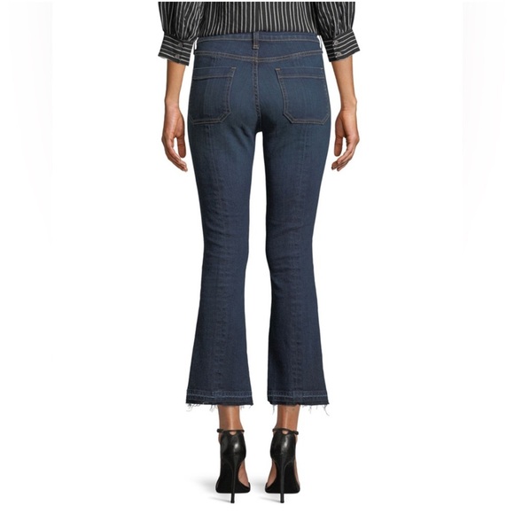 VERONICA BEARD Carolyn 10” Baby Boot Flared Cropped Jeans Size 25 - Picture 8 of 8